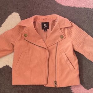 Art Class Pink Moto Jacket